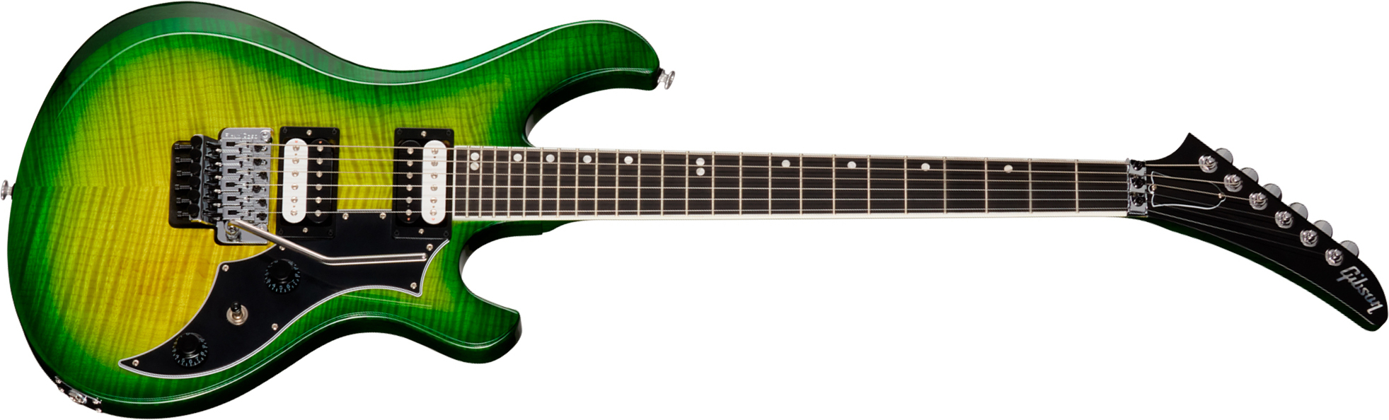 Gibson Victory Floyd Rose Usa 2h Fr Eb - Iguana Burst - Double cut gitaar - Main picture