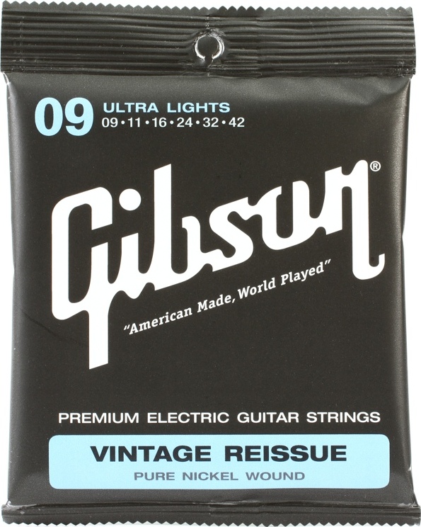 Gibson Jeu De 6 Cordes Vintage Reissue Electric Guitar Seg-vr9 009.042 - Elektrische gitaarsnaren - Main picture