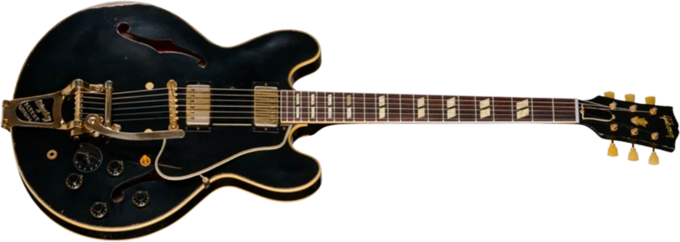 Gibson Custom Shop LE 1959 ES-345 Reissue Bigsby Ltd - Murphy lab heavy aged ebony
