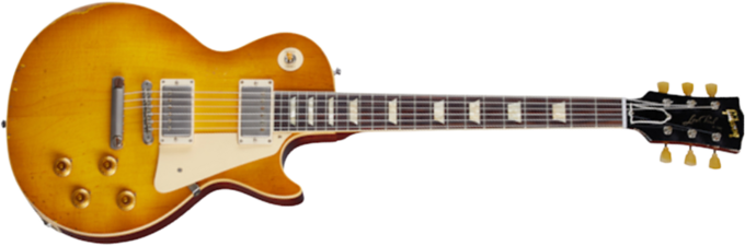 Gibson Custom Shop Murphy Lab 1958 Les Paul Standard Reissue - Heavy aged lemon burst