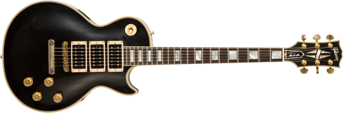 Gibson Custom Shop Peter Frampton Phenix Inspired Les Paul Custom - Vos ebony