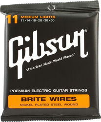 Elektrische gitaarsnaren Gibson Electric (6) Brite Wires SEG-700ML 11-50 - Snarenset