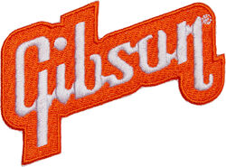 Wapenschild  Gibson Logo Patch - Orange