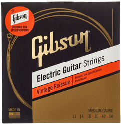 Elektrische gitaarsnaren Gibson SEG-HVR11 Electric Guitar 6-String Set Vintage Reissue Pure Nickel 11-50 - Snarenset