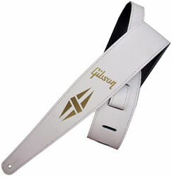 Gitaarriem Gibson The Split-Diamond Guitar Strap - White