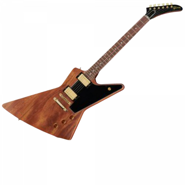 Solid body elektrische gitaar Gibson Custom Shop 1958 Mahogany Explorer Reissue - Vos walnut