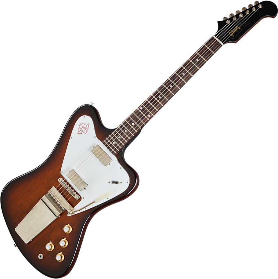 Gibson Custom Shop 1965 Non Reverse Firebird V Vibrola 2mh Trem Rw - Vos Vintage Sunburst - Retro-rock elektrische gitaar - Variation 1