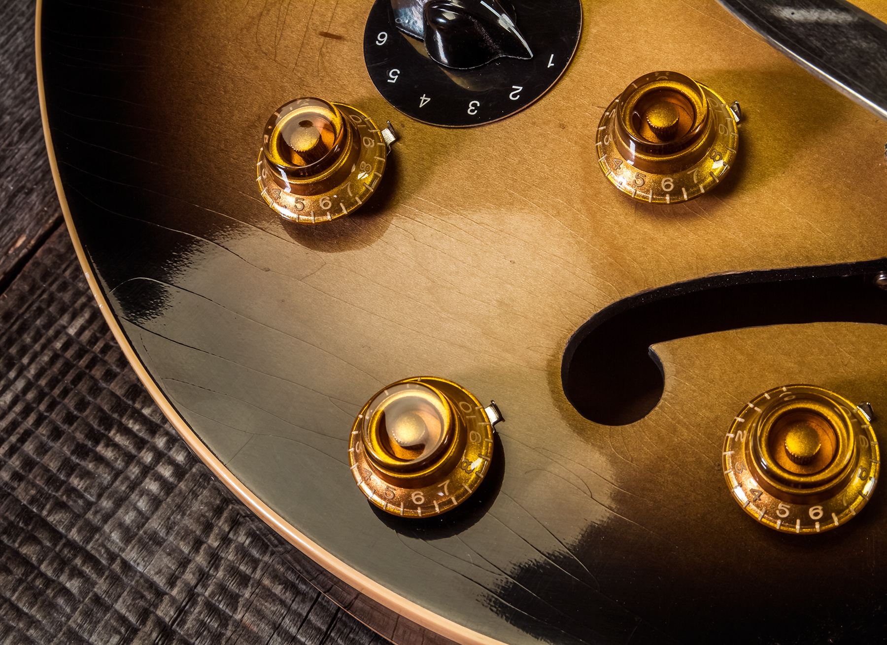Gibson Custom Shop Bb King Es-335 Live At The Regal 2h Trem Bigsby Rw #bbregal90 - Murphy Lab Aged Argentine Grey - Kenmerkende elektrische gitaar - V
