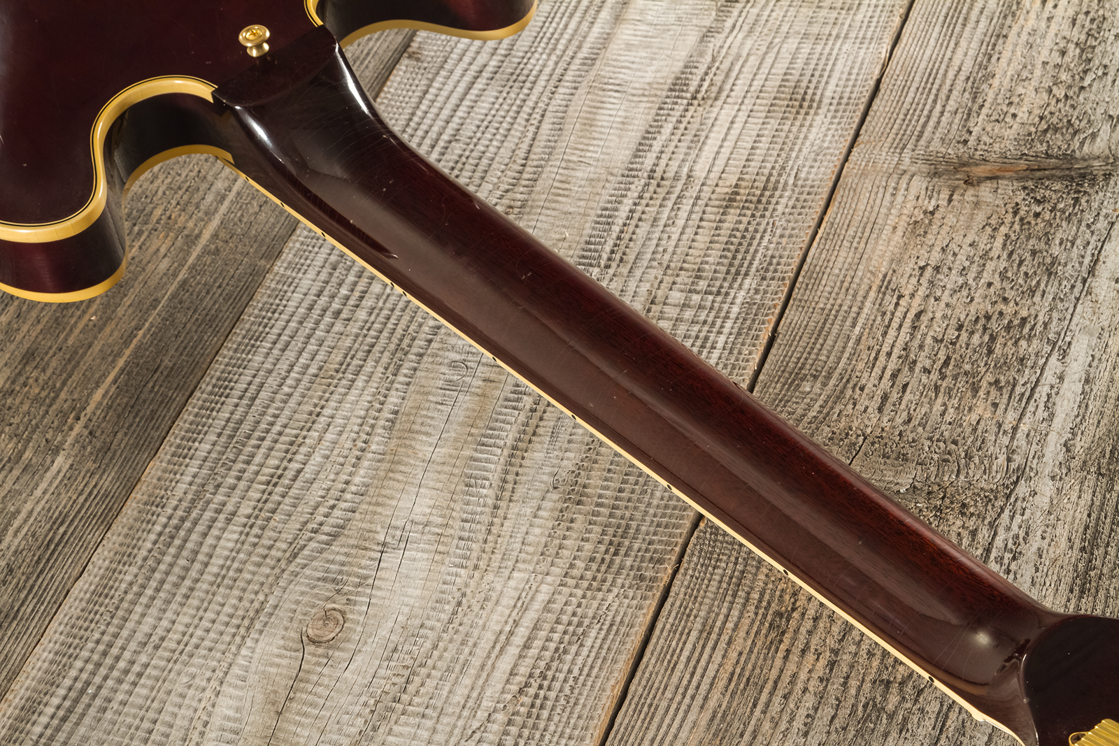 Gibson Custom Shop Bb King Es355 1974 Rumble In The Jungle 2h Trem Eb #bbes33523 - Murphy Lab Light Aged Walnut - Semi hollow elektriche gitaar - Vari