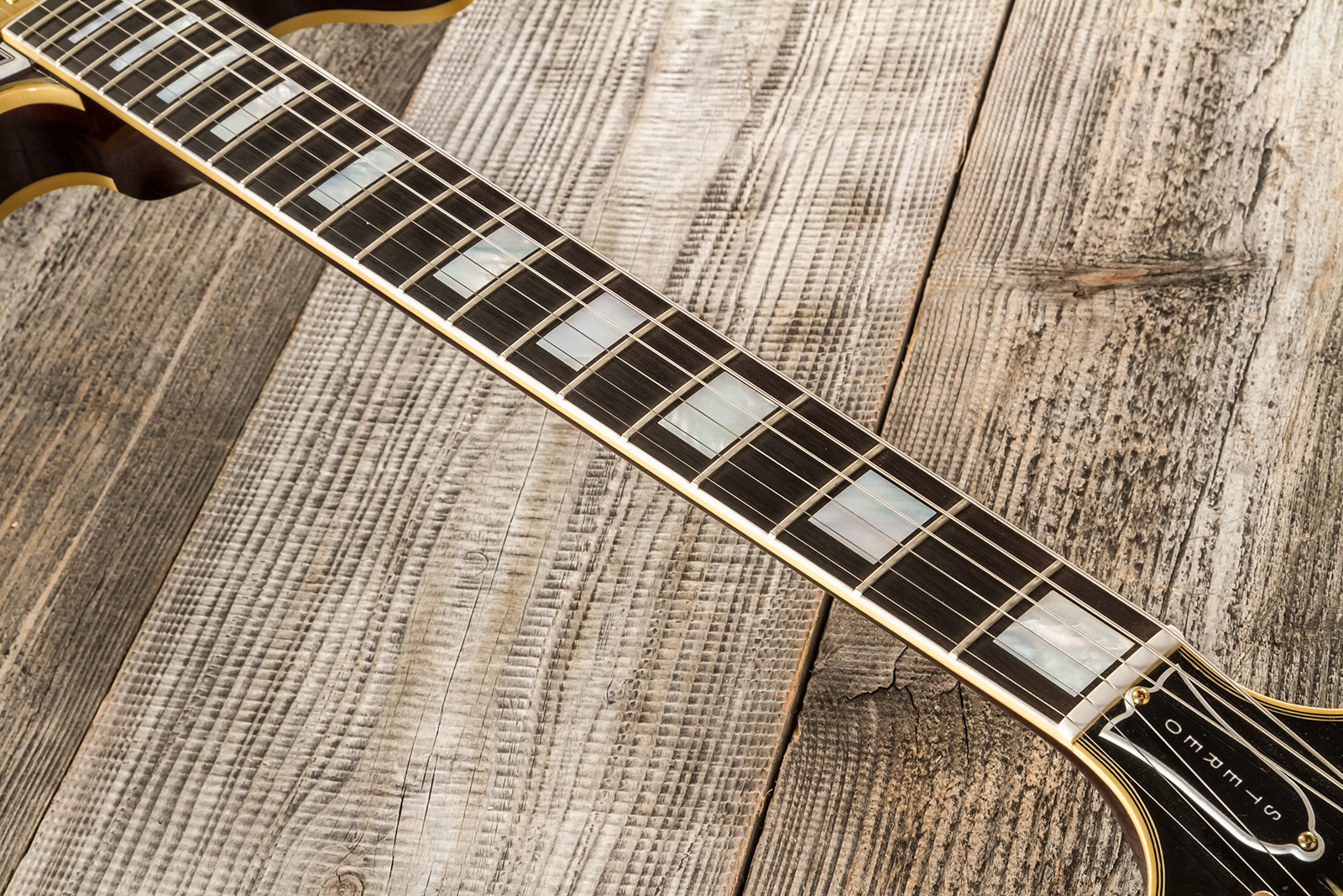 Gibson Custom Shop Bb King Es355 1974 Rumble In The Jungle 2h Trem Eb #bbes33523 - Murphy Lab Light Aged Walnut - Semi hollow elektriche gitaar - Vari