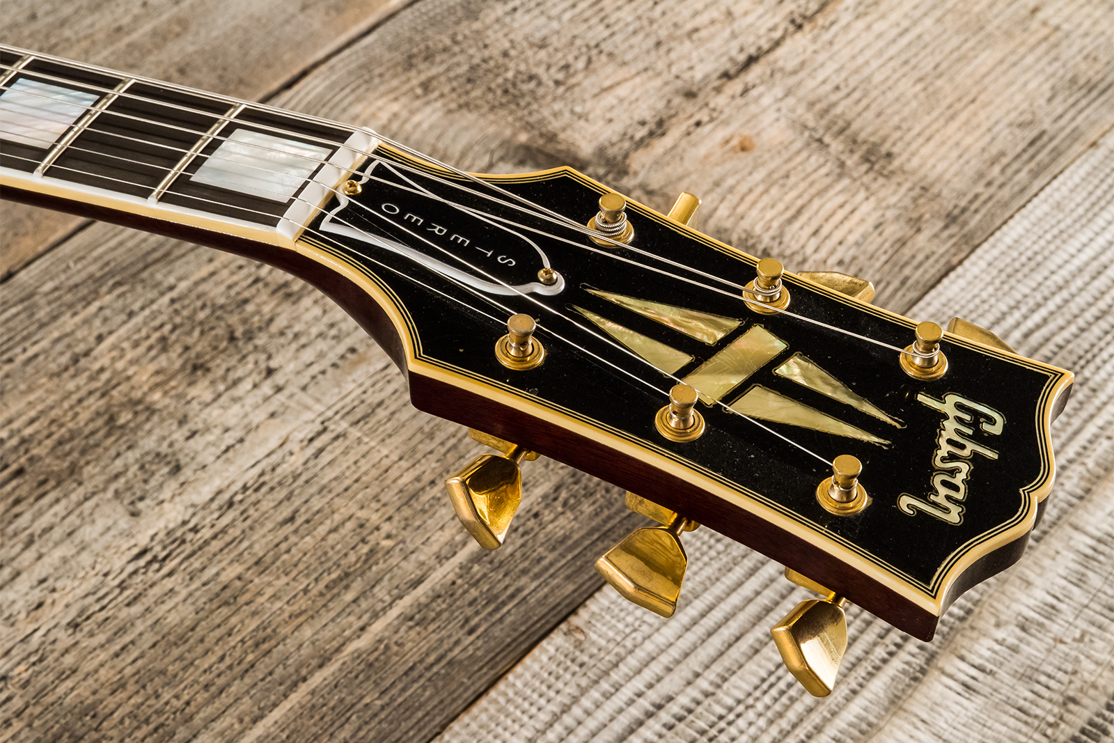 Gibson Custom Shop Bb King Es355 1974 Rumble In The Jungle 2h Trem Eb #bbes33523 - Murphy Lab Light Aged Walnut - Semi hollow elektriche gitaar - Vari
