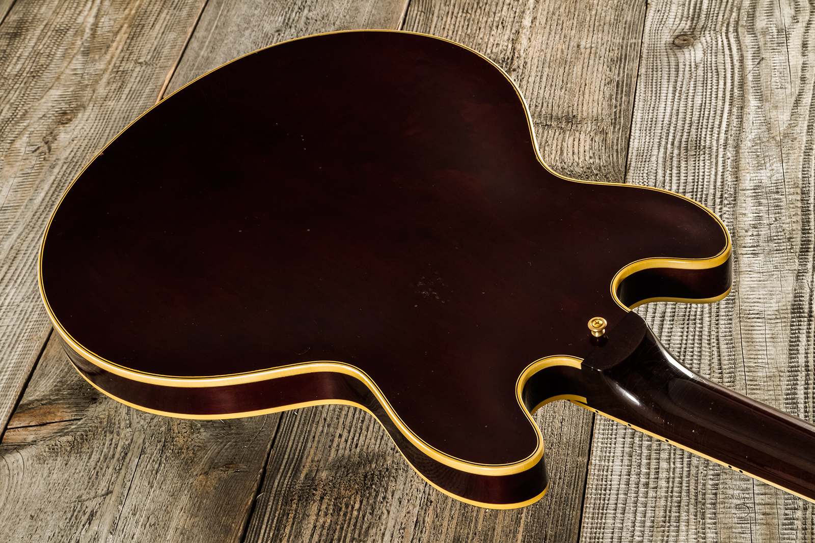 Gibson Custom Shop Bb King Es355 1974 Rumble In The Jungle 2h Trem Eb #bbes33523 - Murphy Lab Light Aged Walnut - Semi hollow elektriche gitaar - Vari