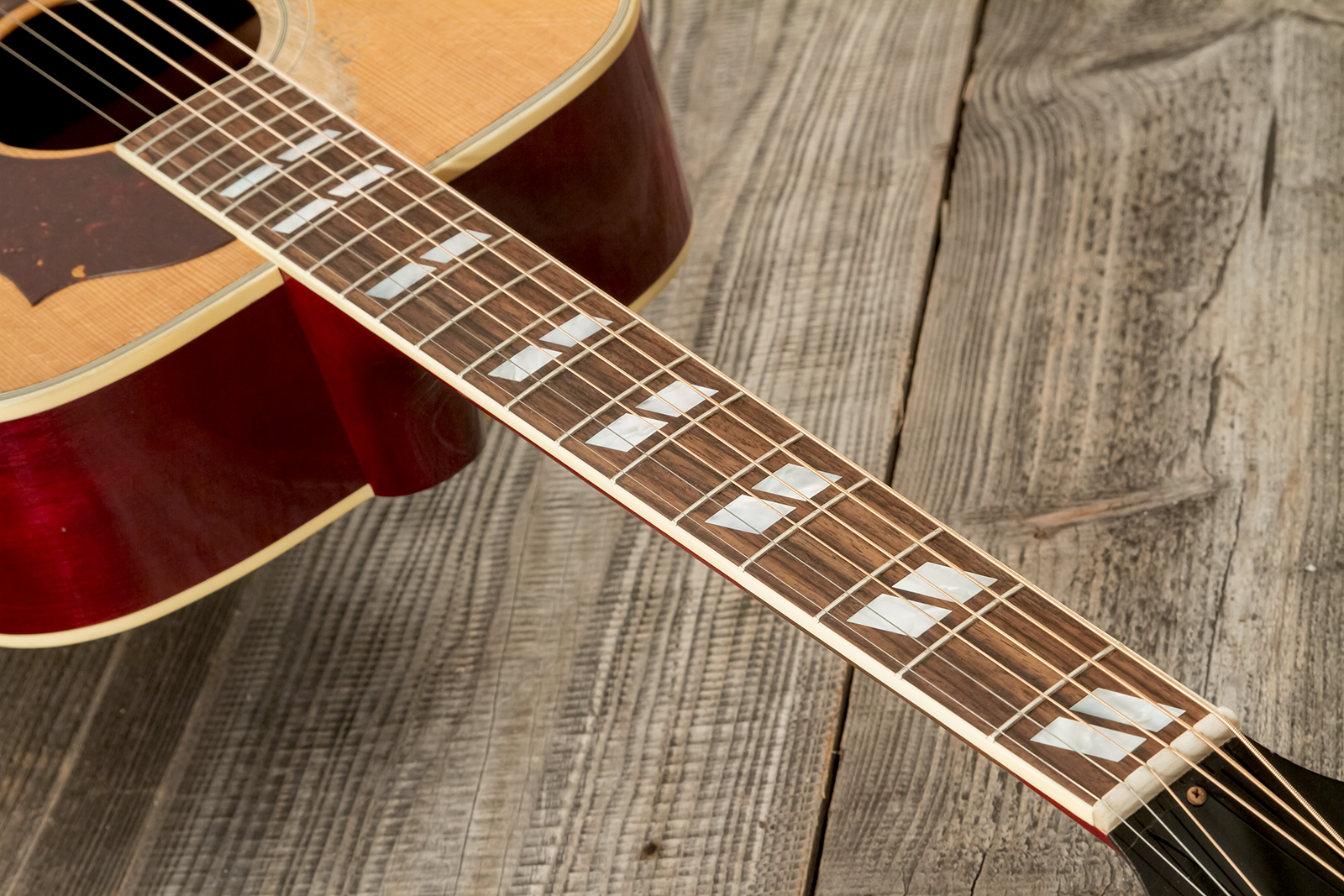 Gibson Custom Shop Country Western 1963 Dreadnought Epicea Acajou Rw - Murphy Lab Heavy Aged Smoked Natural - Folk gitaar - Variation 9