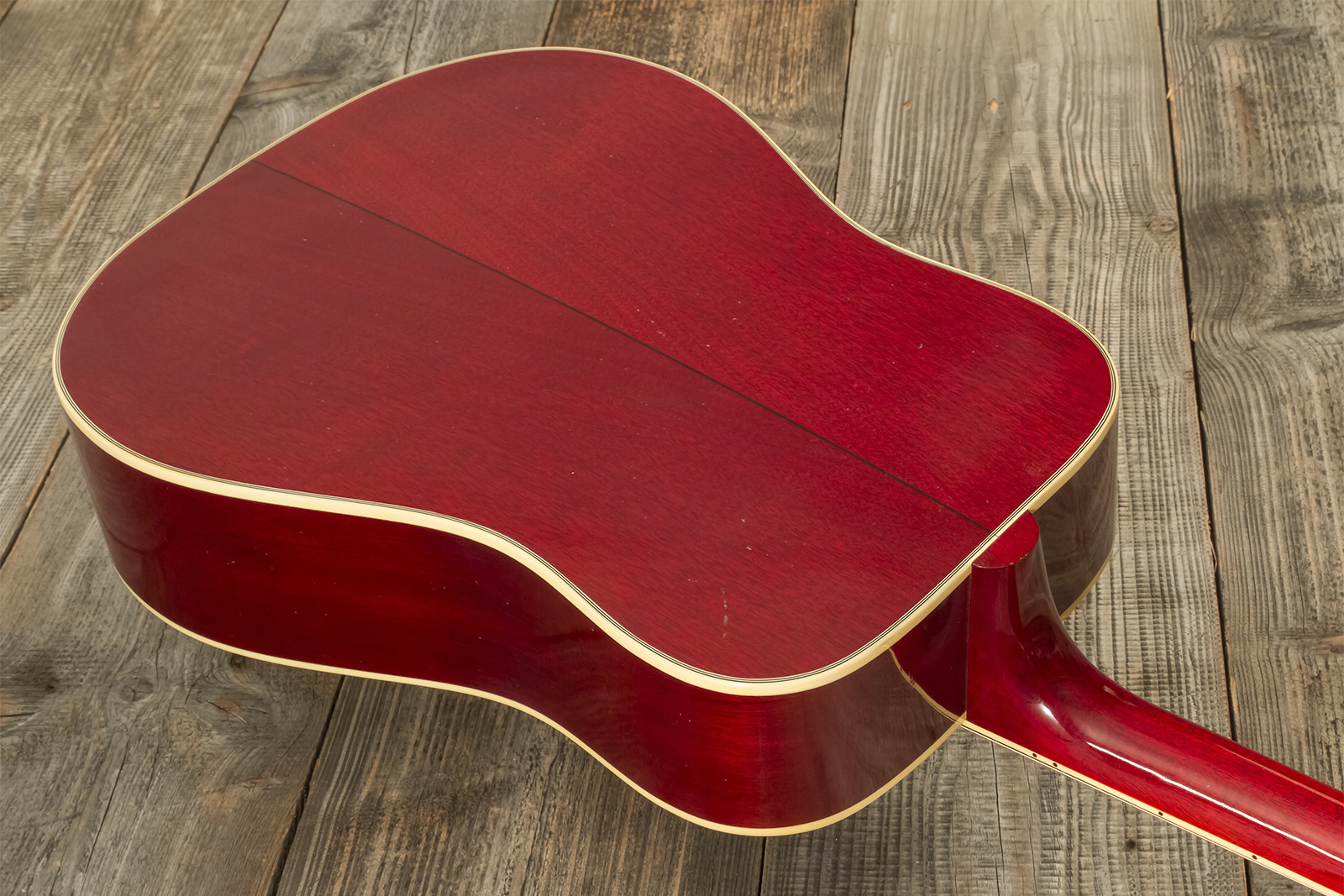 Gibson Custom Shop Country Western 1963 Dreadnought Epicea Acajou Rw - Murphy Lab Heavy Aged Smoked Natural - Folk gitaar - Variation 10