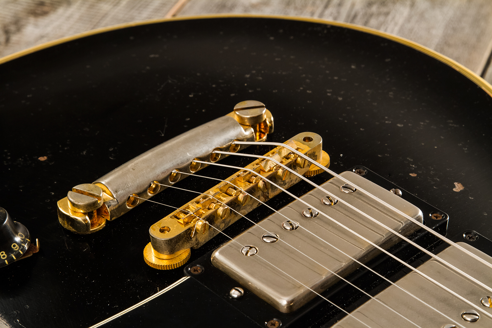 Gibson Custom Shop Eric Clapton Les Paul Custom 1958 Signature 2h Ht Eb #ec027 - Murphy Lab Ebony - Enkel gesneden elektrische gitaar - Variation 16