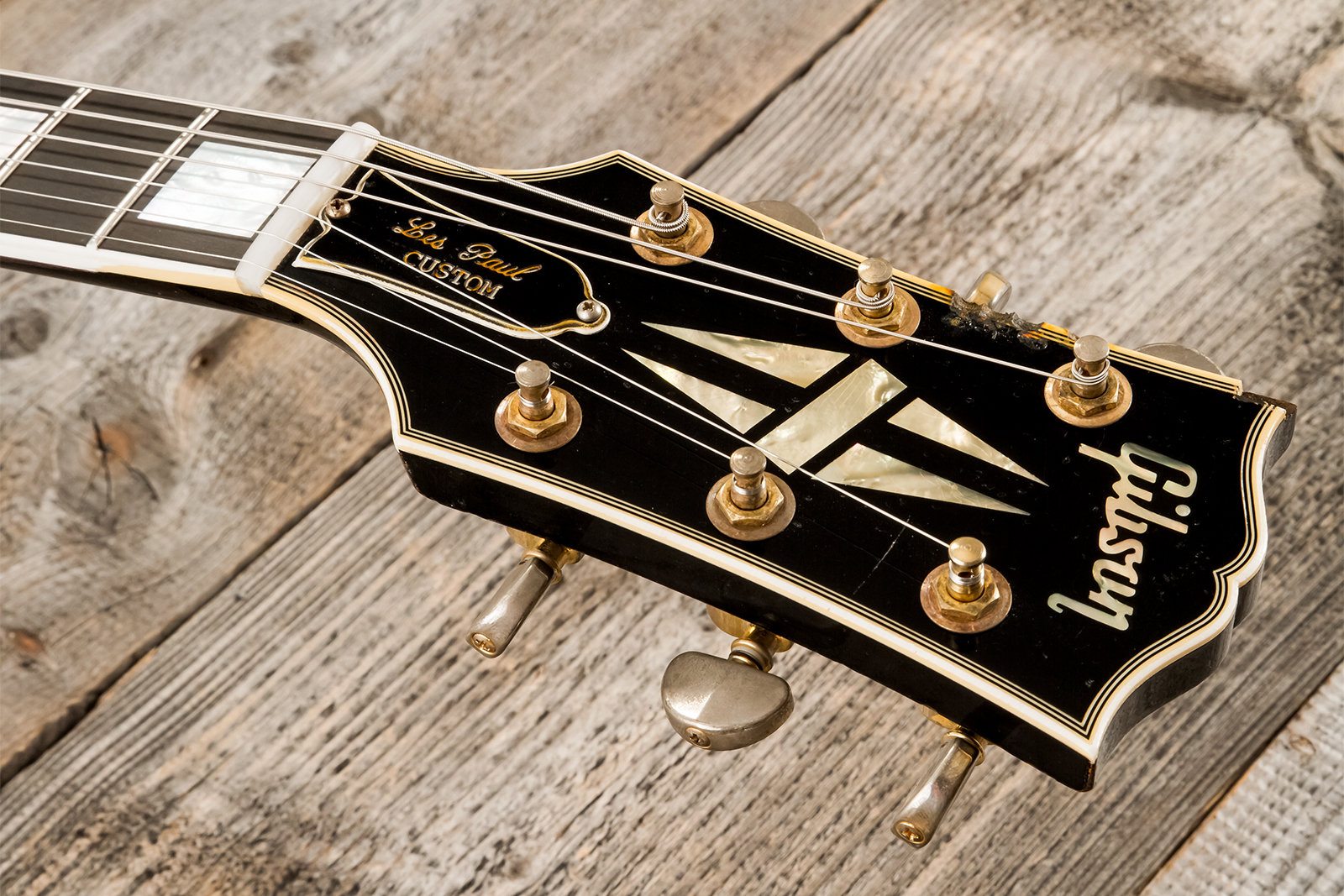 Gibson Custom Shop Eric Clapton Les Paul Custom 1958 Signature 2h Ht Eb #ec027 - Murphy Lab Ebony - Enkel gesneden elektrische gitaar - Variation 27
