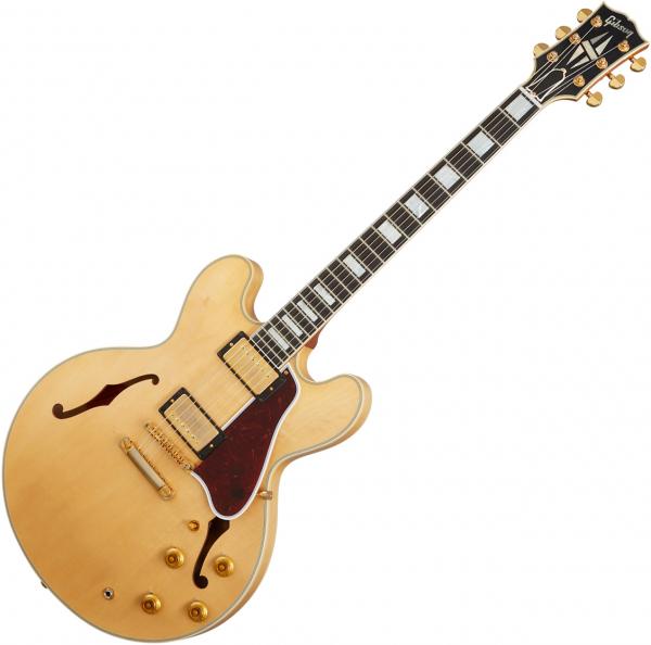 Semi hollow elektriche gitaar Gibson Custom Shop 1959 ES-355 Reissue - Vos vintage natural