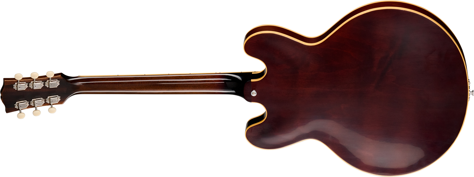 Gibson Custom Shop Es330 1962 Reissue Historic 2s P90 Ht Rw - Vintage Burst - Semi hollow elektriche gitaar - Variation 1