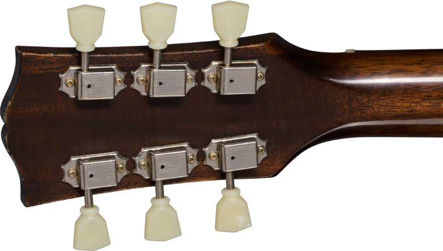 Gibson Custom Shop Es335 1958 Reissue Ltd 2h Ht Rw - Murphy Lab Light Aged Tri-burst - Semi hollow elektriche gitaar - Variation 4