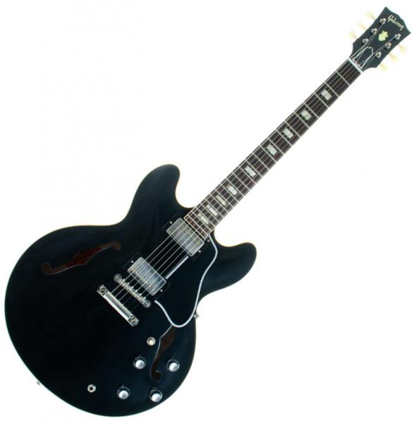 Semi hollow elektriche gitaar Gibson Custom Shop Historic 1964 ES-335 Reissue - Vos ebony