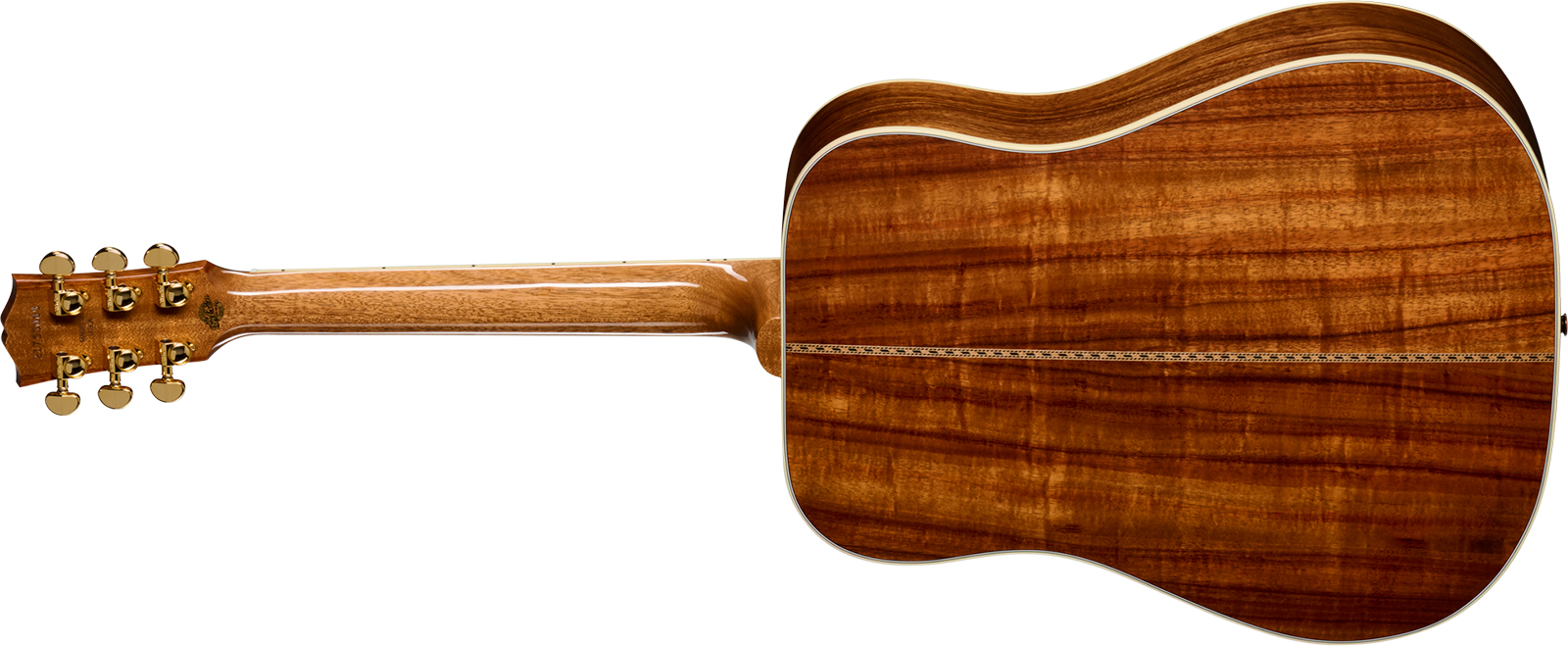 Gibson Custom Shop Hummingbird Elegant Koa Artisan Dreadnought Epicea Koa Rw - Honey Burst - Folk gitaar - Variation 1