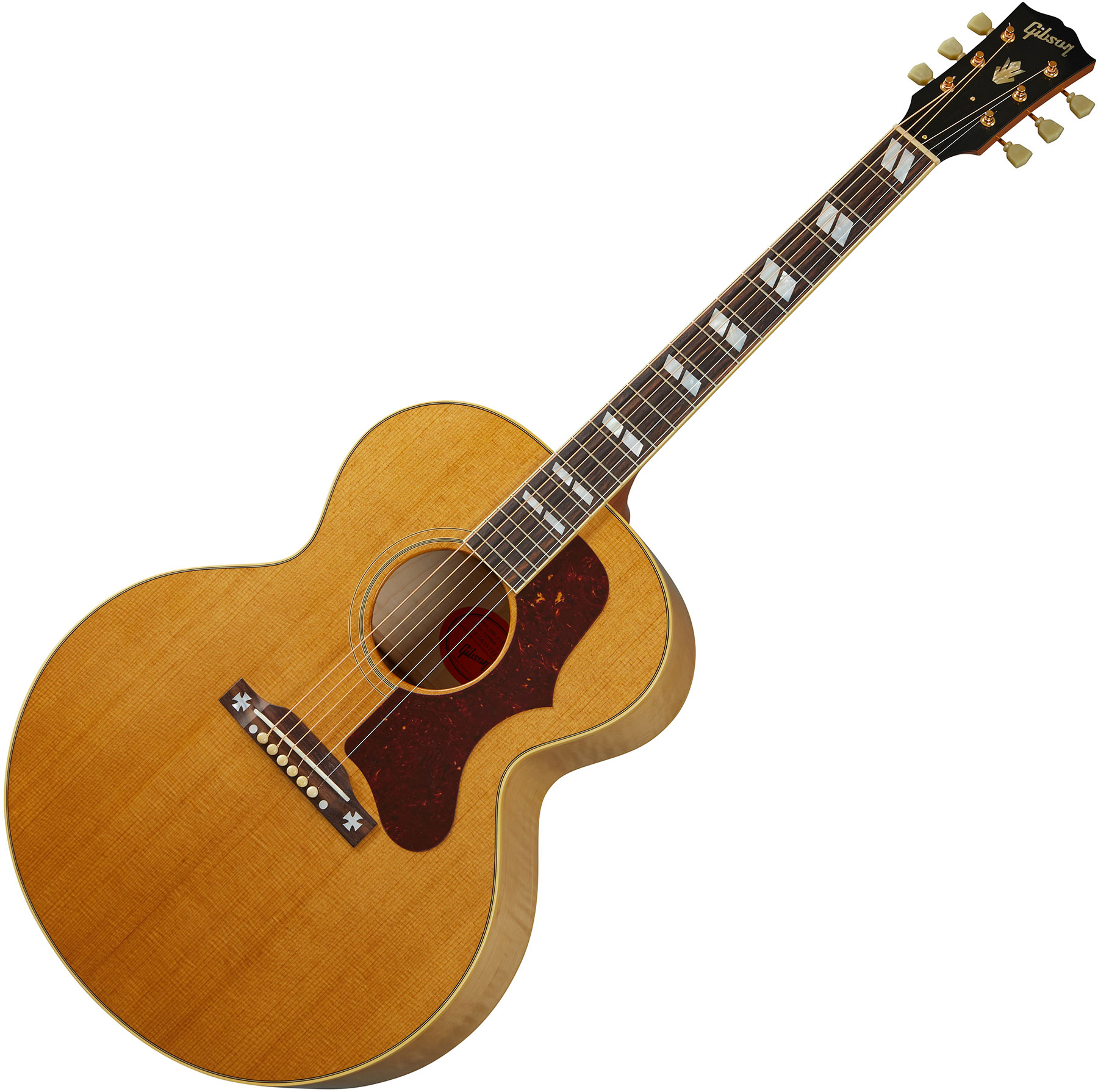 Gibson Custom Shop J-185 1952 Historic Jumbo Epicea Erable Rw - Vos Antique Natural - Folk gitaar - Variation 1