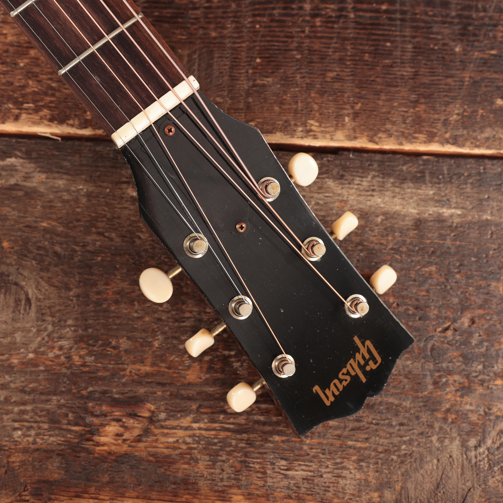 Gibson Custom Shop J45 1955 Dreadnought Epicea Acajou Rw - Murphy Lab Light Aged Vintage Sunburst - Folk gitaar - Variation 7