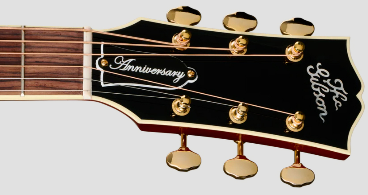 Gibson Custom Shop J45 Ann. Ltd Dreadnought Epicea Palissandre Rw - Cremona Burst - Folk gitaar - Variation 5