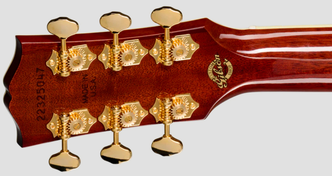 Gibson Custom Shop J45 Ann. Ltd Dreadnought Epicea Palissandre Rw - Cremona Burst - Folk gitaar - Variation 6