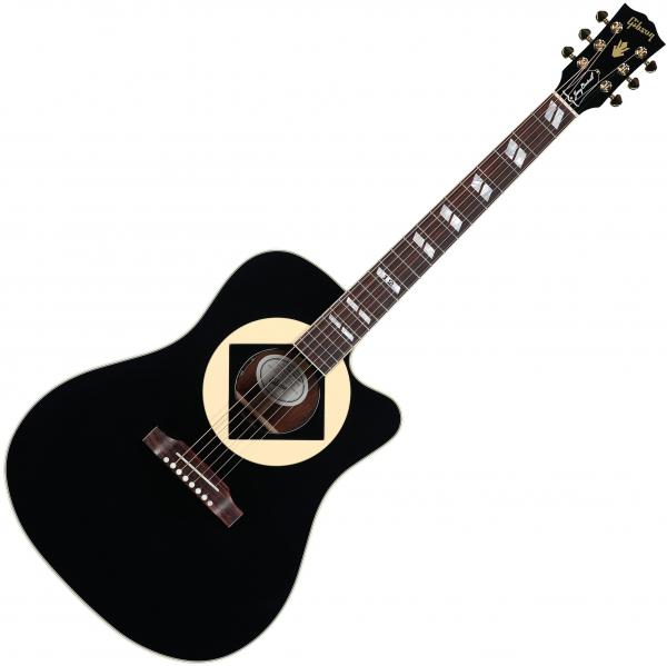 Westerngitaar & electro Gibson Jerry Cantrell Atone Songwriter - Ebony