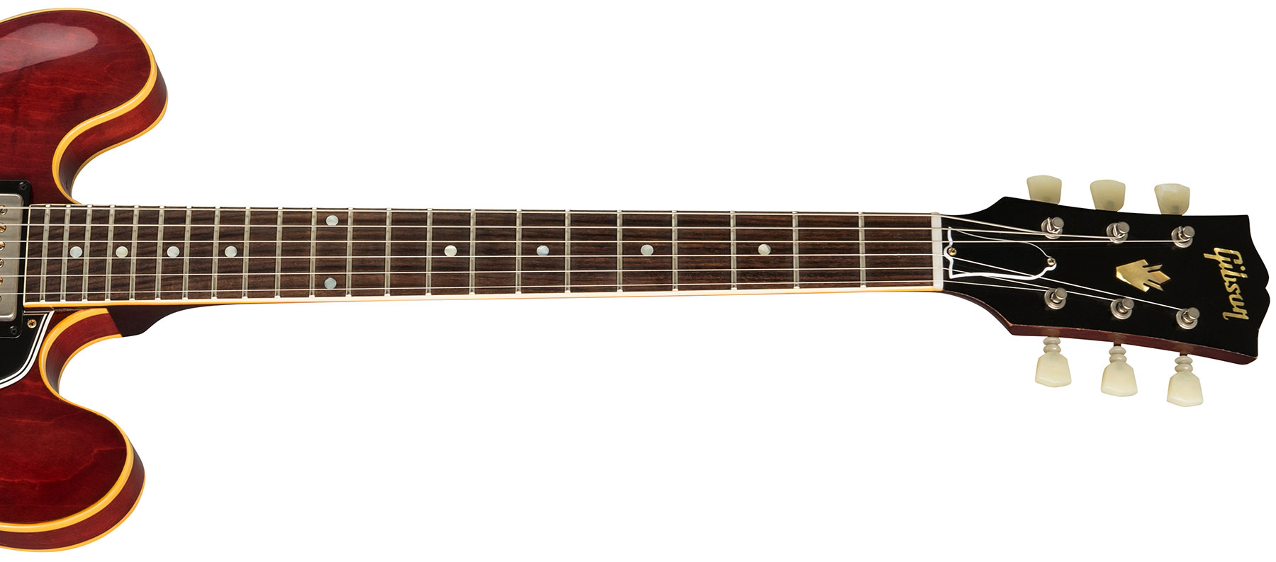 Gibson Custom Shop Jerry Kennedy Es-335 1961 Pretty Woman 2019 Ltd 2h Ht Rw - Aged Faded Cherry - Kenmerkende elektrische gitaar - Variation 4