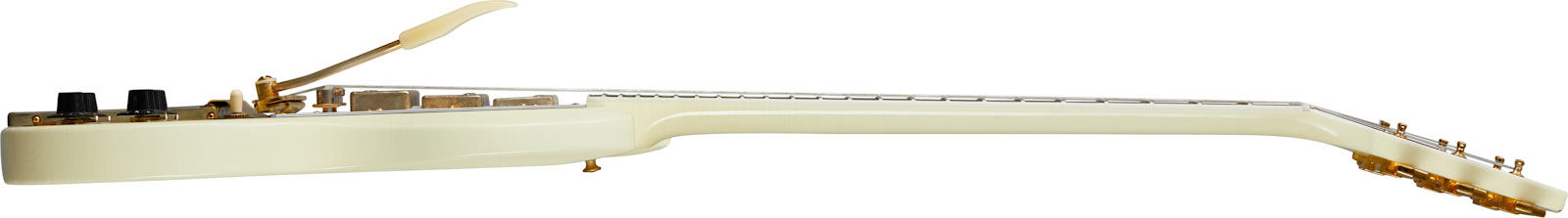 Gibson Custom Shop Jimi Hendrix Sg Custom 1967 Signature Hhh Trem Eb - Aged Polaris White - Enkel gesneden elektrische gitaar - Variation 2