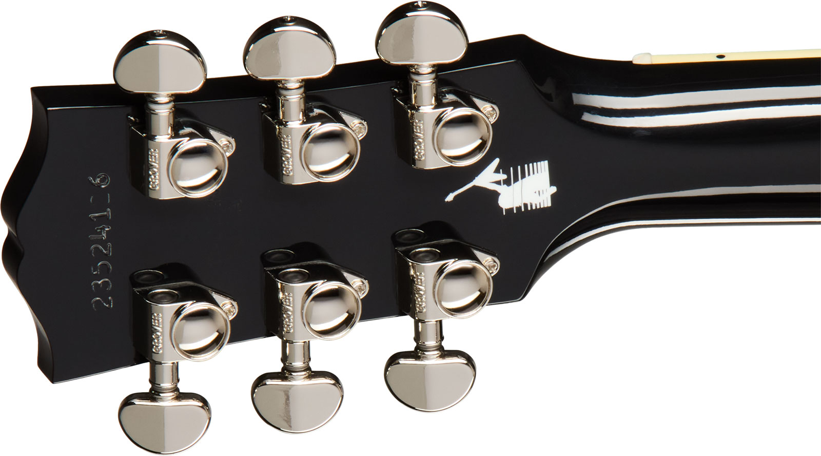 Gibson Custom Shop Kirk Hammett Raven Ltd Signature Epicea Acajou Eb - Emb 28/10 - Ebony - Folk gitaar - Variation 5