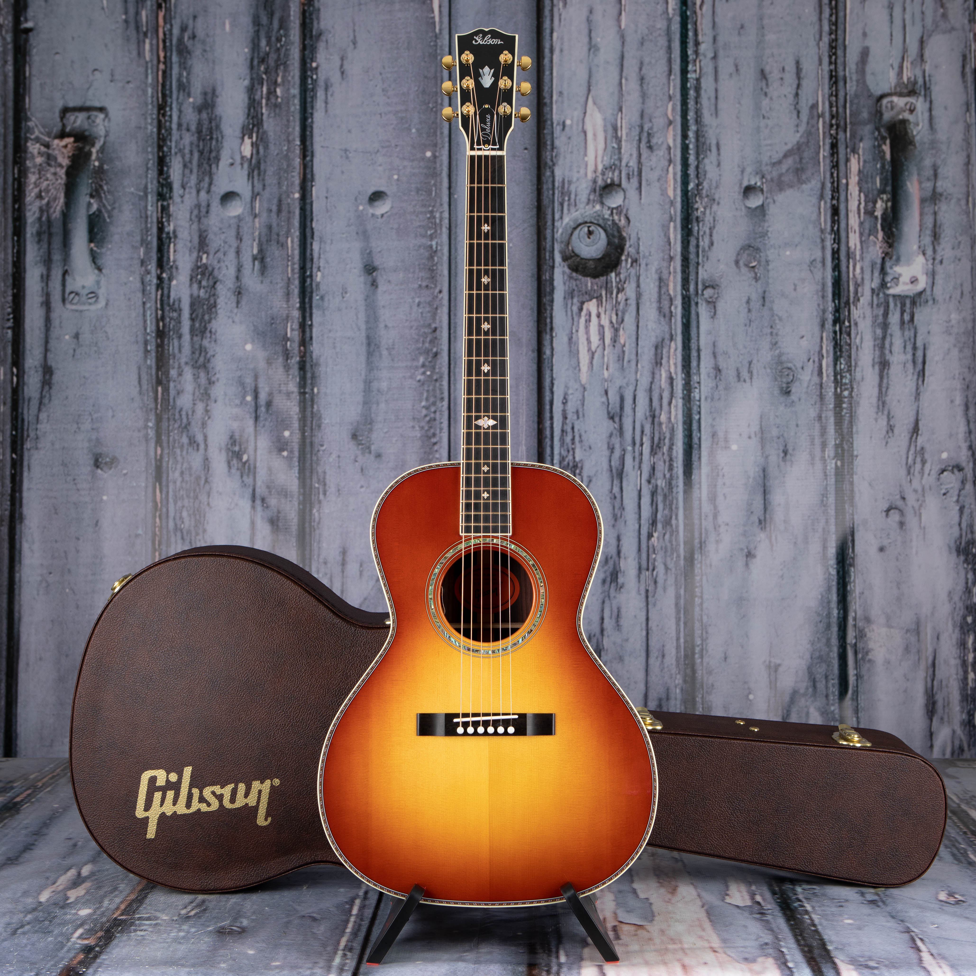 Gibson Custom Shop L-00 Deluxe Epicea Palissandre Eb - Rosewood Burst - Westerngitaar & electro - Variation 3