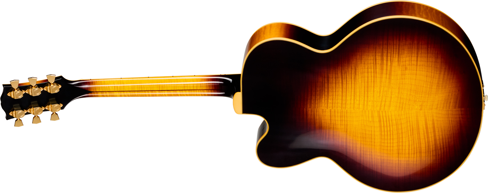 Gibson Custom Shop L5 Ces 1957 Reissue 2h Ht Eb - Vos Vintage Sunburst - Hollow Body elektrische gitaar - Variation 1