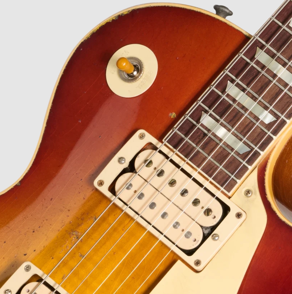Gibson Custom Shop Les Paul 1957 Reissue Le Ltd 2h Ht Rw - Murphy Lab Ultra Heavy Aged Refin Burst - Single cut gitaar - Variation 1