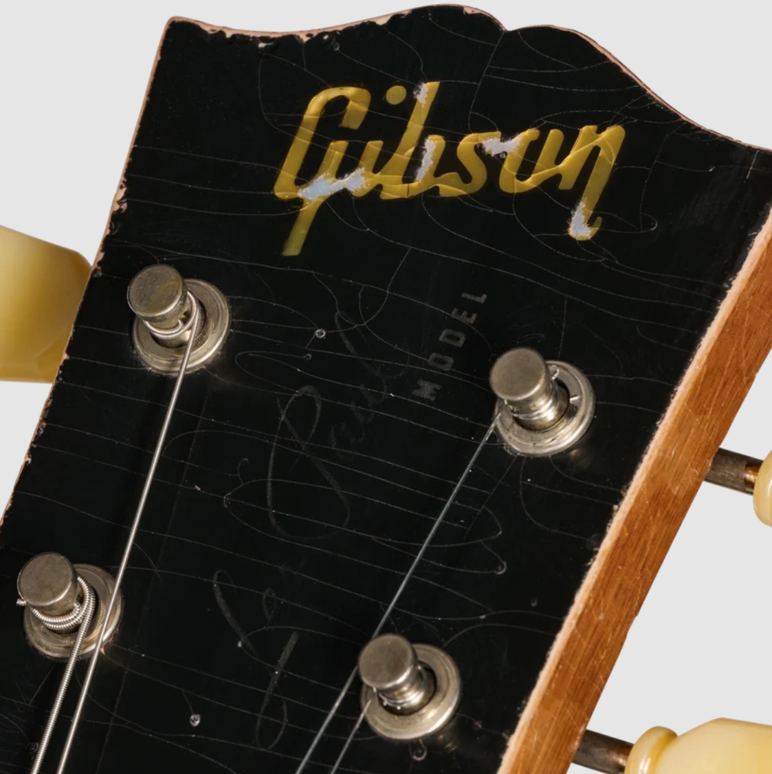 Gibson Custom Shop Les Paul 1957 Reissue Le Ltd 2h Ht Rw - Murphy Lab Ultra Heavy Aged Refin Burst - Single cut gitaar - Variation 6