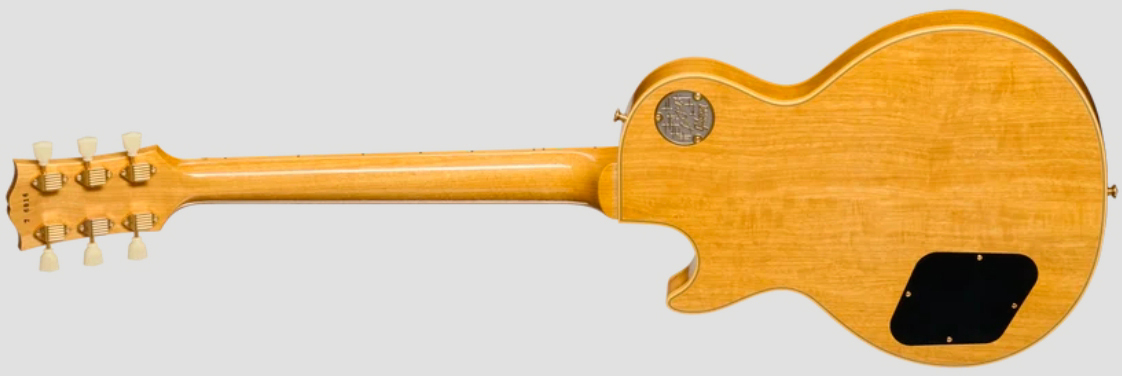 Gibson Custom Shop Les Paul Custom 1957 Korina Le Ltd 2h Ht Eb - Vos Antique Natural - Single cut gitaar - Variation 3