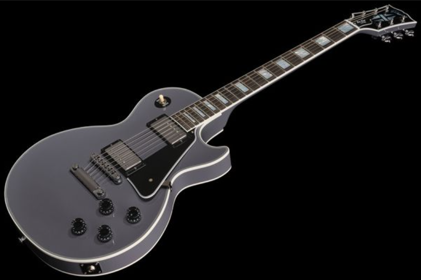 Gibson Custom Shop Les Paul Custom 2h Ht Eb - Arctic Blast - Single cut gitaar - Variation 2