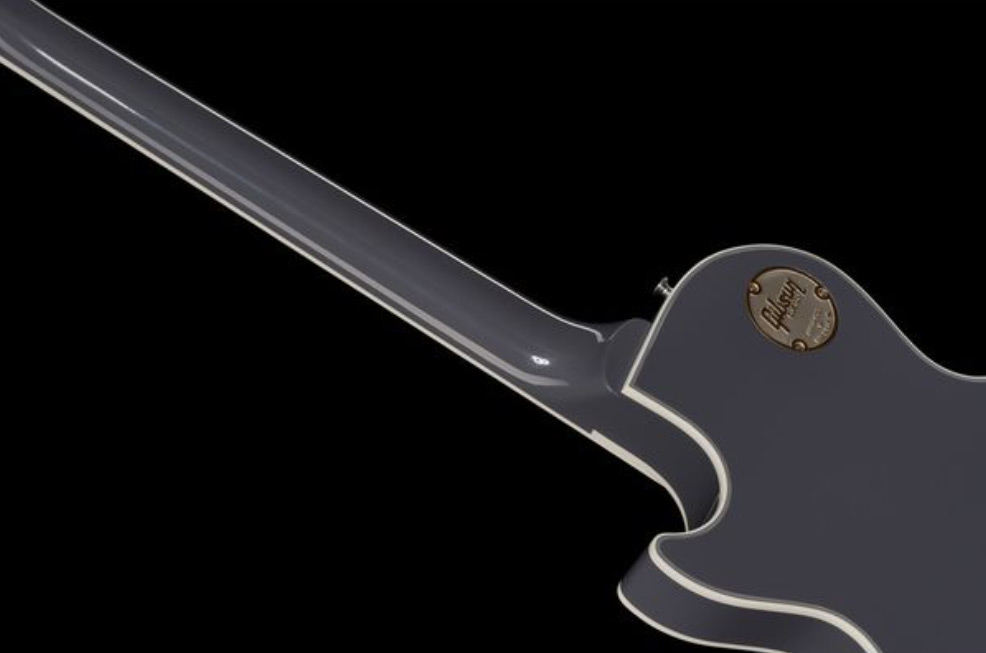Gibson Custom Shop Les Paul Custom 2h Ht Eb - Arctic Blast - Single cut gitaar - Variation 5