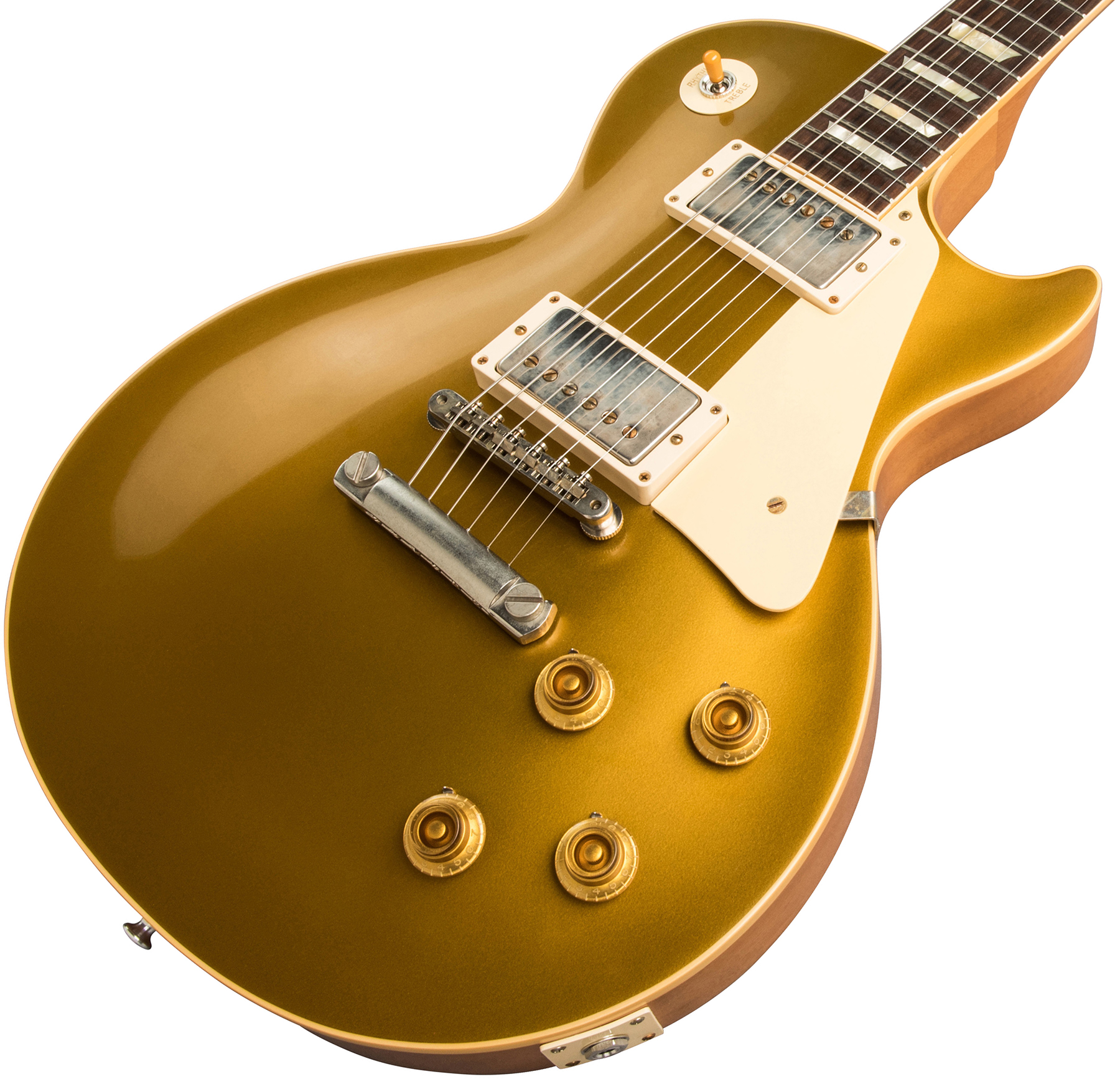 Gibson Custom Shop Les Paul Goldtop 1957 Reissue 2019 2h Ht Rw - Vos Double Gold - Enkel gesneden elektrische gitaar - Variation 3