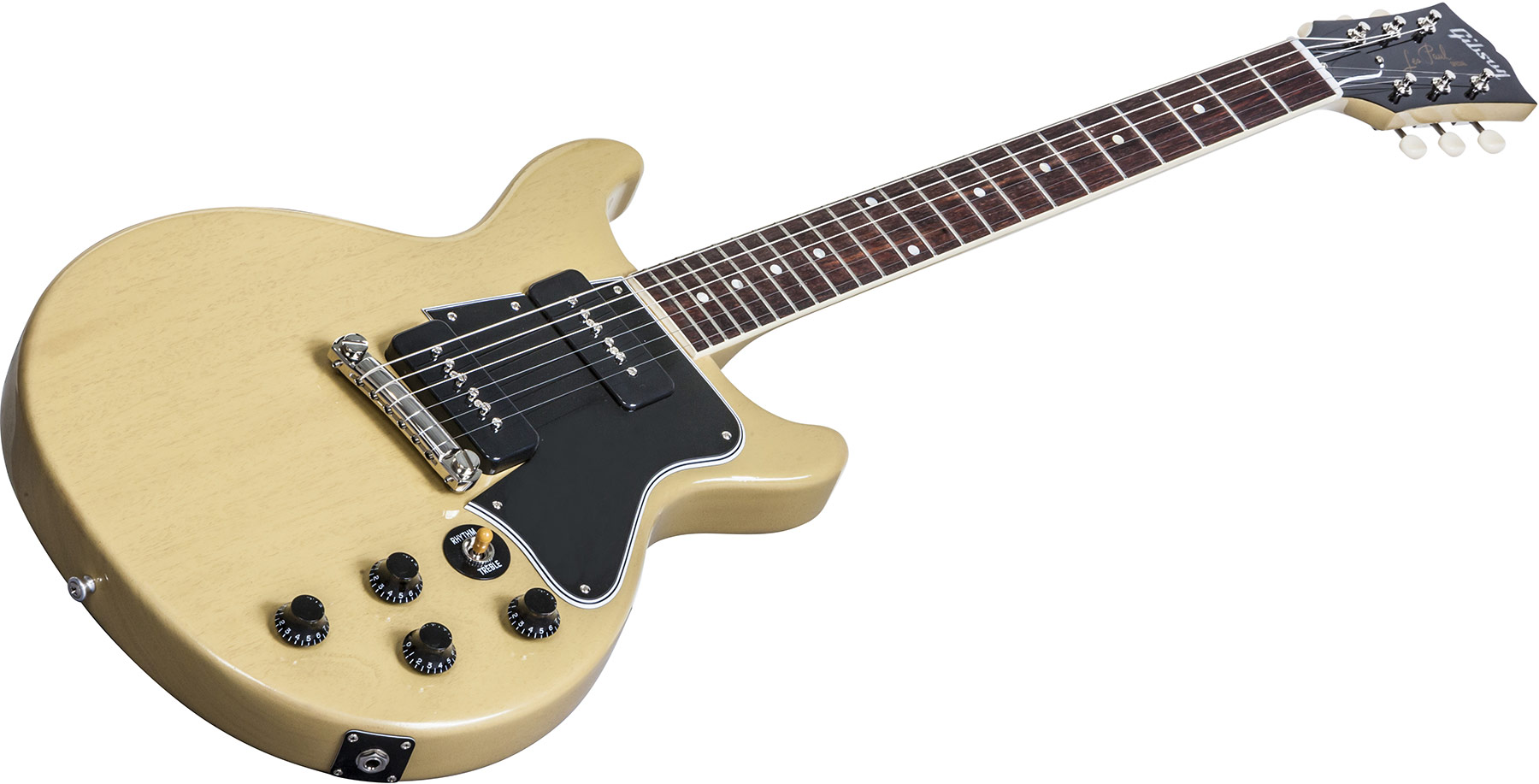 Gibson Custom Shop Les Paul Special Double Cut 2p90 Ht Rw - Tv Yellow - Guitarra eléctrica de doble corte. - Variation 3