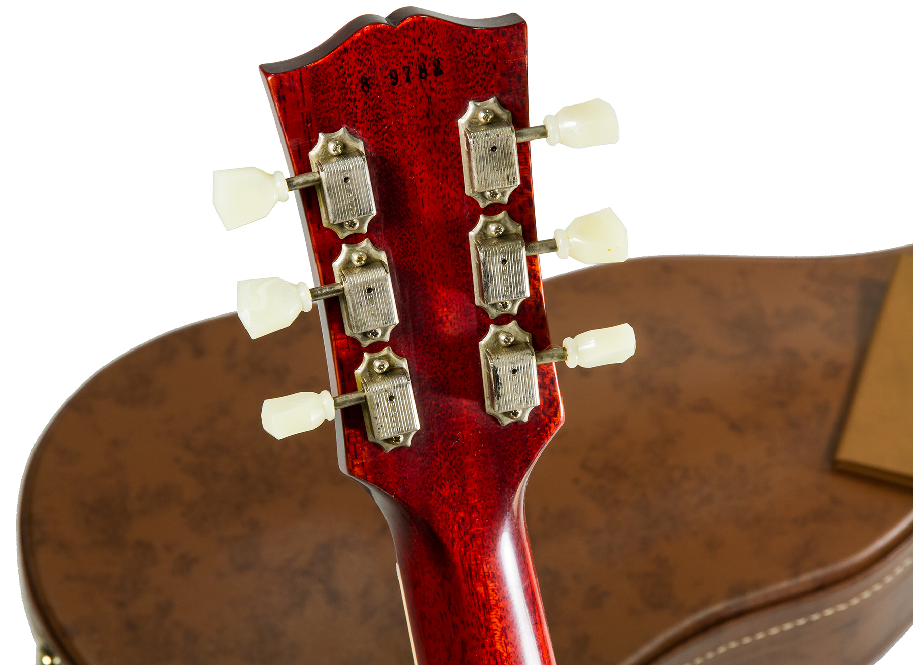 Gibson Custom Shop Les Paul Standard 1958 Reissue 2019 2h Ht Rw #89782 - Vos Washed Cherry Sunburst - Enkel gesneden elektrische gitaar - Variation 5