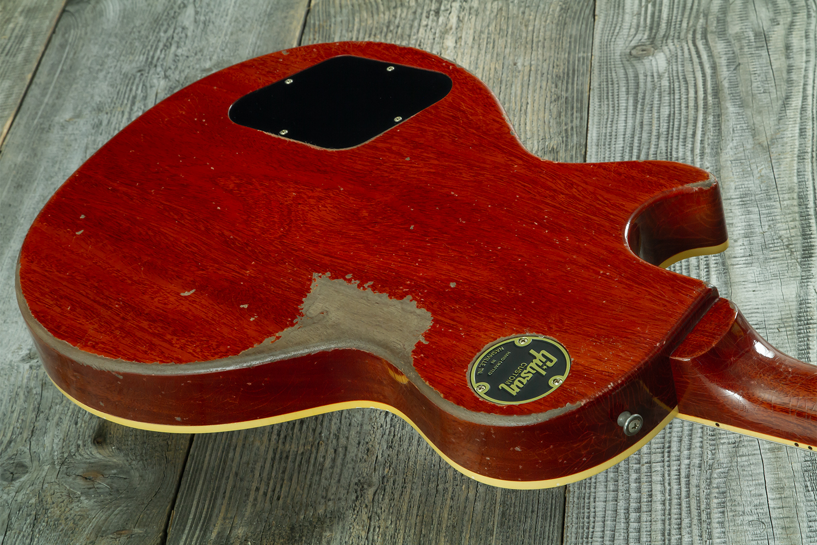 Gibson Custom Shop Les Paul Standard 1958 Reissue 2h Ht Rw #83205 - Murphy Lab Heavy Aged Lemon Burst - Single cut gitaar - Variation 8