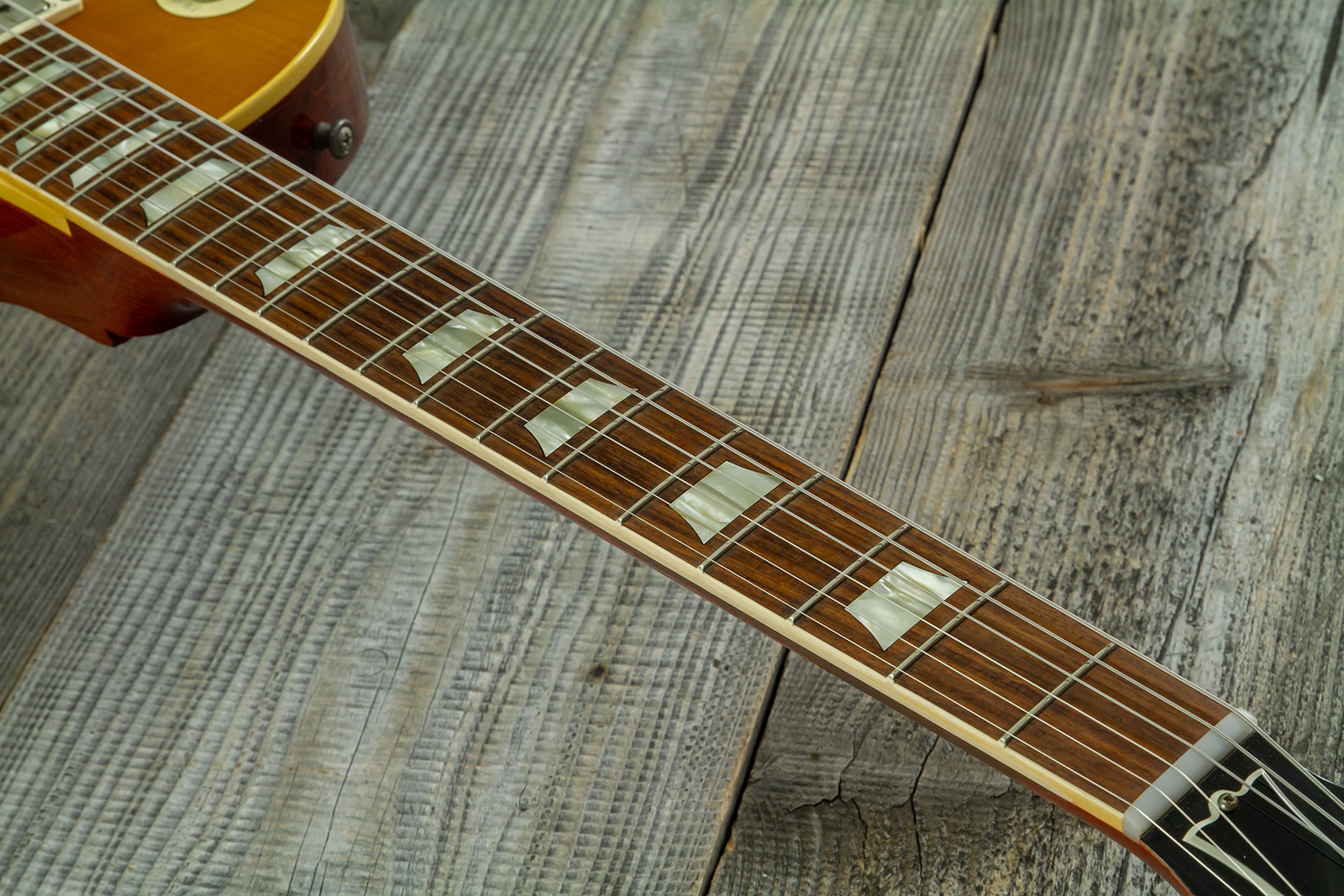 Gibson Custom Shop Les Paul Standard 1958 Reissue 2h Ht Rw #83205 - Murphy Lab Heavy Aged Lemon Burst - Single cut gitaar - Variation 6