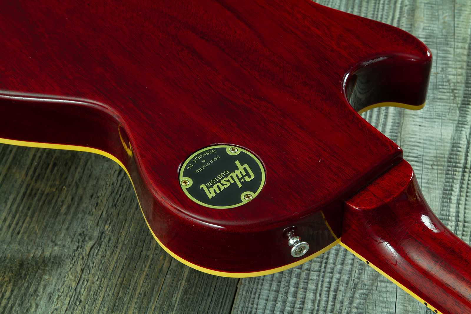 Gibson Custom Shop Les Paul Standard 1958 Reissue 2h Th Rw #831395 - Murphy Lab Ultra Light Aged Bourbon Burst - Single cut gitaar - Variation 9