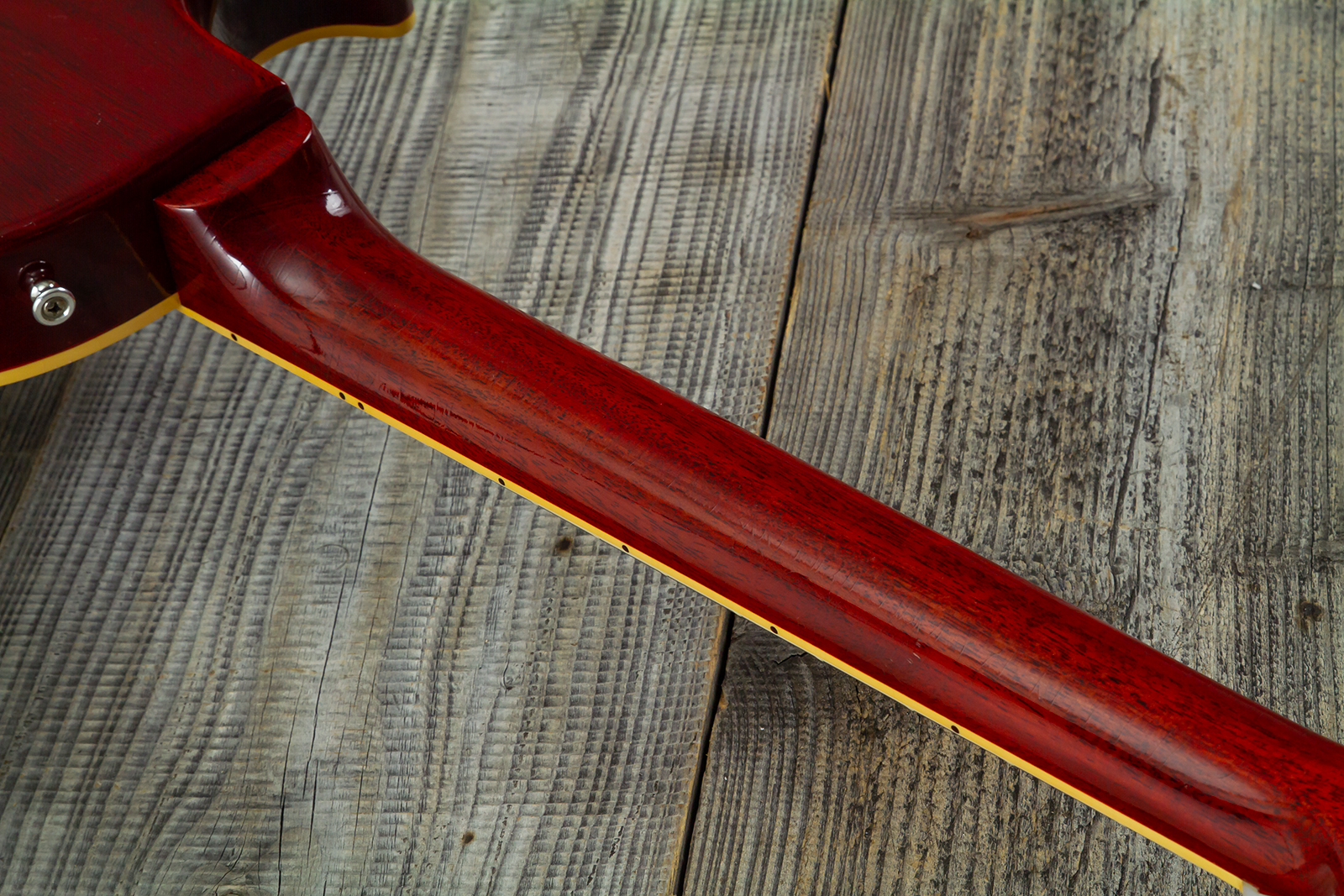 Gibson Custom Shop Les Paul Standard 1958 Reissue 2h Th Rw #831395 - Murphy Lab Ultra Light Aged Bourbon Burst - Single cut gitaar - Variation 10