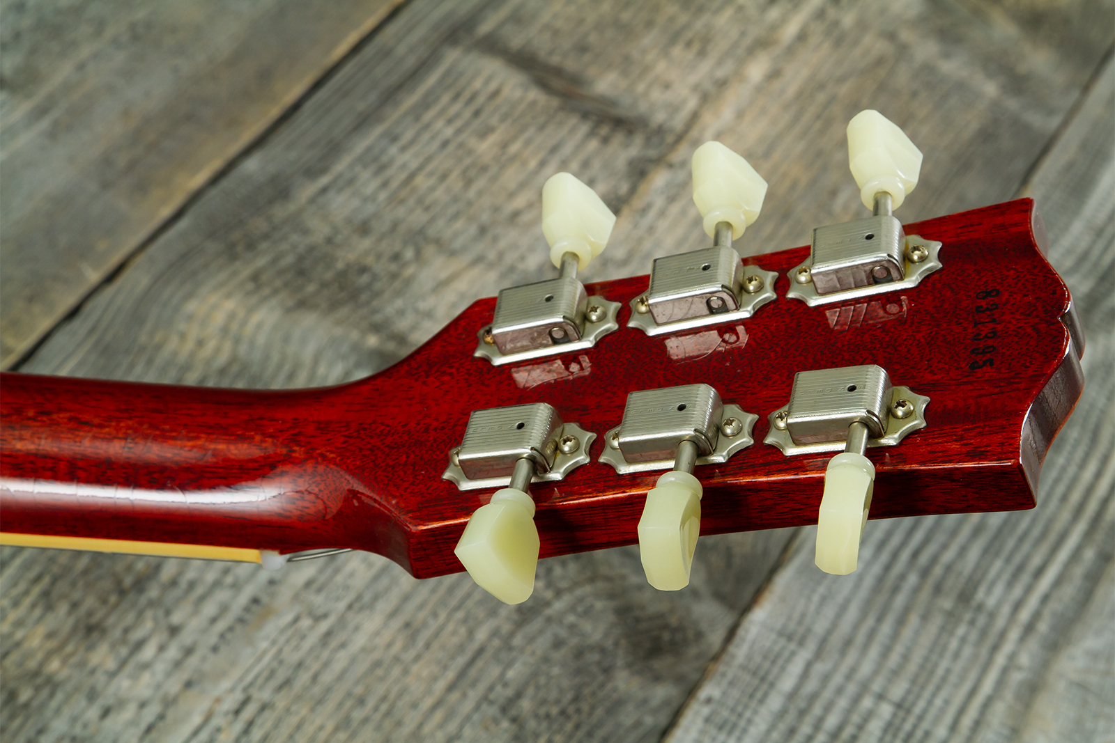 Gibson Custom Shop Les Paul Standard 1958 Reissue 2h Th Rw #831395 - Murphy Lab Ultra Light Aged Bourbon Burst - Single cut gitaar - Variation 11