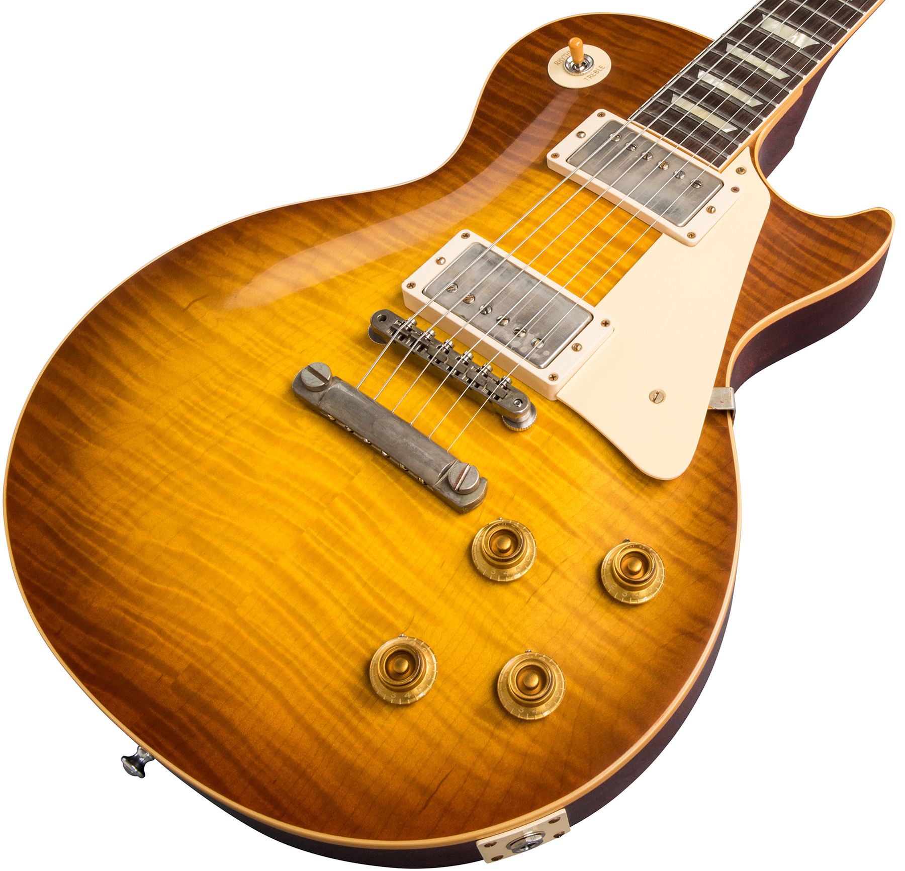 Gibson Custom Shop Les Paul Standard 1959 60th Anniversary Bolivian Rw - Vos Royal Teaburst - Enkel gesneden elektrische gitaar - Variation 3