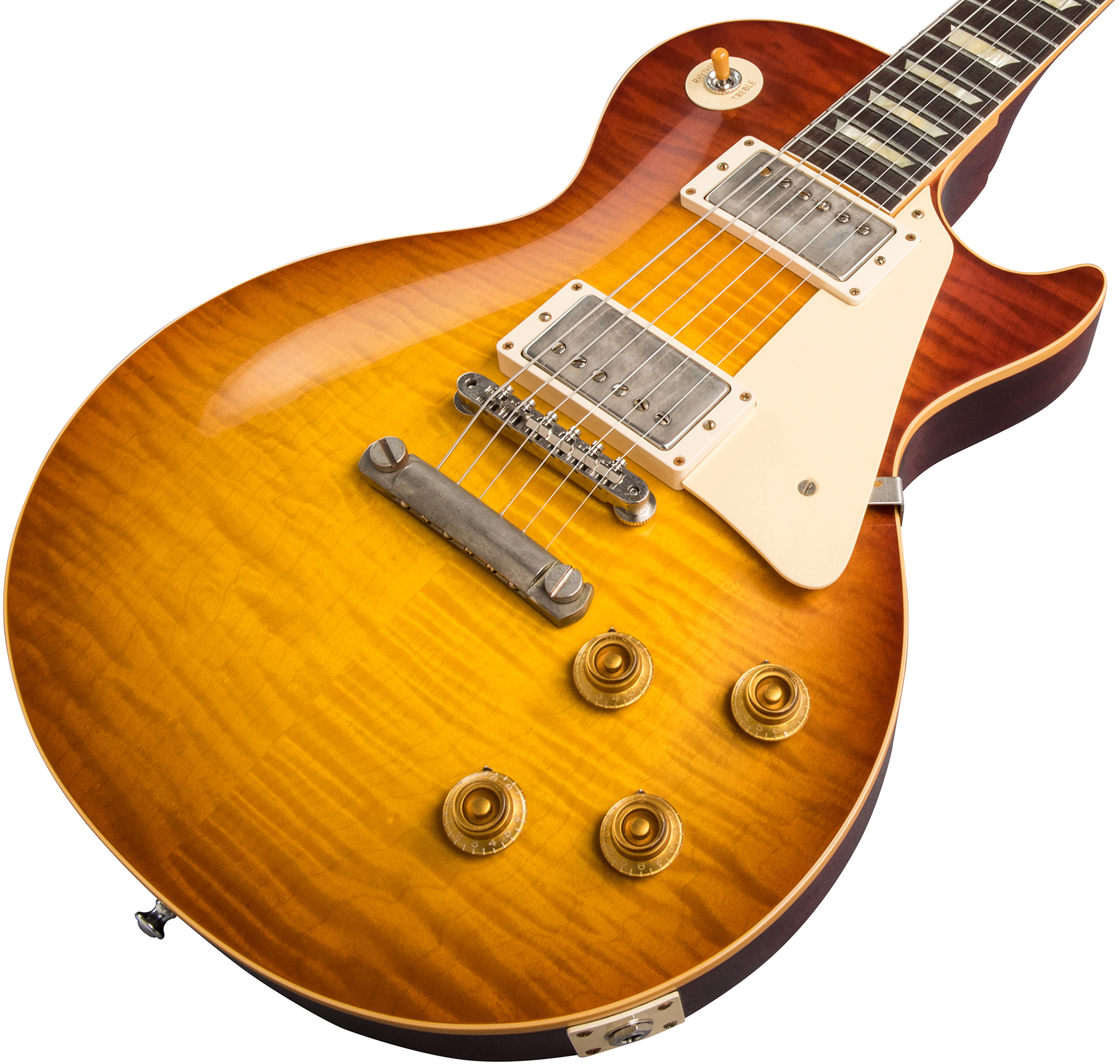 Gibson Custom Shop Les Paul Standard 1959 60th Anniversary Bolivian Rw - Vos Orange Sunset Fade - Enkel gesneden elektrische gitaar - Variation 3